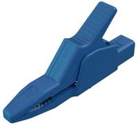 Hirschmann Test & Measurement AK 2 B 2540 I bl Pince crocodile de sécurité enfichable 4 mm CAT II 1000 V bleu