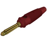 Hirschmann Test & Measurement BUELA 30 K AU Fiche banane mâle, droit Ø de la broche: 4 mm rouge