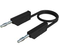 Hirschmann Test & Measurement CO MLN 100/1 Cordon de mesure Banane mâle 4 mm Banane mâle 4 mm 1.00 m noir 1 pc(s)