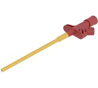 Hirschmann Test & Measurement KLEPS 2600 rt Pince crocodile de sécurité enfichable 4 mm CAT II rouge