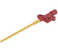 Hirschmann Test & Measurement KLEPS 2600 rt Pince crocodile de sécurité enfichable 4 mm CAT II rouge