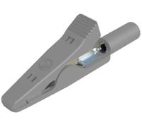 Hirschmann Test & Measurement MA 1 S gr Pince crocodile enfichable 2 mm Ohne Messkategorie gris