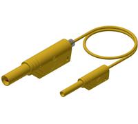 Hirschmann Test & Measurement MAL S WS 2-4 100/1 Cordon de mesure de sécurité Banane mâle 4 mm Banane mâle 2 mm 1.00 m jaune 1 pc(s)