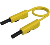 Hirschmann Test & Measurement MLB 100/1 V ge Cordon de mesure Banane mâle 4 mm Banane mâle 4 mm 1.00 m jaune 1 pc(s)