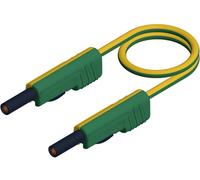 Hirschmann Test & Measurement MLB 100/1 V ge/gn Cordon de mesure Banane mâle 4 mm Banane mâle 4 mm 1.00 m jaune, vert 1 pc(s)