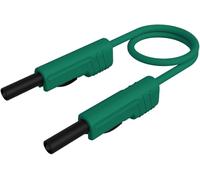 Hirschmann Test & Measurement MLB 100/1 V gn Cordon de mesure Banane mâle 4 mm Banane mâle 4 mm 1.00 m vert 1 pc(s)