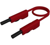 Hirschmann Test & Measurement MLB 100/1 V rt Cordon de mesure Banane mâle 4 mm Banane mâle 4 mm 1.00 m rouge 1 pc(s)