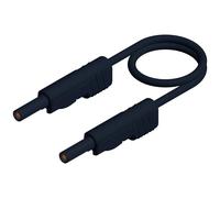 Hirschmann Test & Measurement MLB 200/1 V sw Cordon de mesure Banane mâle 4 mm