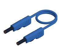 Hirschmann Test & Measurement MLB 25/1 V bl Cordon de mesure Banane mâle 4 mm