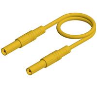 Hirschmann Test & Measurement MLS SIL GG 100/1 Cordon de mesure de sécurité Banane mâle 4 mm Banane mâle 4 mm 1.00 m jaune 1 pc(s)