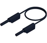 Hirschmann Test & Measurement MVL S 200/1 Au Cordon de mesure de sécurité Banane mâle 2 mm Banane mâle 2 mm 2.00 m noir 1 pc(s)