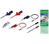 Hirschmann Test & Measurement PMS 0,64 Set de cordons de mesure Banane mâle 4 mm femelle 0.64 mm 1.00 m noir, rouge 1 set