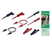 Hirschmann Test & Measurement PMS 2 Set de cordons de mesure mâle 2 mm mâle 2 mm 1.00 m noir, rouge 1 set