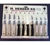 Hirte h. Assortiment de couteaux à éplucher en acier inoxydable