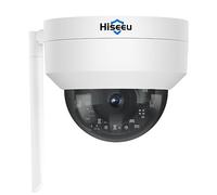 Hiseeu 5MP Caméra Surveillance Extérieure Dôme, Anti-Vandalisme, PT WiFi | 320°/90° PT, Suivi Auto, Vision Nocturne IR 18M, Détection Humaine, Audio 2 Voies, Alexa, Sans Abonnement