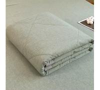 Hiseng Couette 1 Personne en Microfibre, Couette Couleur Unie Reversible pour 4 Saisons, Tempérée Duvet sans Housse 2 Personnes pour Adulte Enfant (Vert,150x200cm)