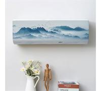 Hiseng Housse de Protection Climatiseur Interieur, Élastique Couvercle Anti-Poussière pour Climatiseur Monobloc Mural, pour La Plupart des Climatisation (80 * 20 * 27(1P),Paysage)
