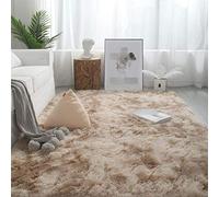 Hiseng Rugs Tapis de Salon Longs, Shaggy Doux et Confortable Tapis de Sol Moelleux Moderne Antidérapant Rugs pour Décoration Intérieure Salon (160x230cm,Kaki)