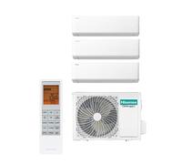 Hisense Uni Air Climatiseur Trial Split 3AMW62U4RGC 9000+9000+12000 Btu, R32, Inverter, Auto-nettoyage, Minuterie, Oscillation automatique, WiFi, Nouveau Modèle 2025, A++/A++