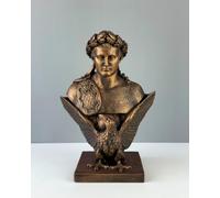 HISTONICA Statuette Napoléon Buste de l'Empereur Français - 28 cm - Statue décorative - Sculpture Art (bronze)