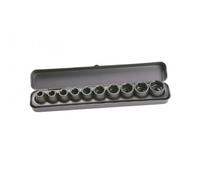HITACHI 751879 Coffret de 10 douilles à choc 10,11,12,13,14,17,19,21,22,24mm