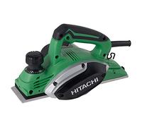 Hitachi P 20SF - Rabot Électrique en Bois - Butée - Noir - Inclus uide Droit, Jauge pour Montage des Lames