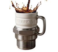 Hitburu Tasse Bougie D Allumage, 12 Oz Mug En Forme De Bougie, Tasse À Boire Décoration Drôle Nouveauté Style Mécanique, Pour Automobile Collectionneurs Amateurs Garage