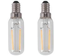 Hiunsia 2X E14 3W LED Ampoule Ventilateur Hotte Aspirante Blanc Chaud