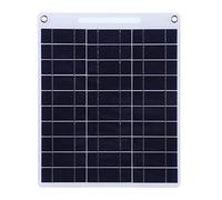 Hiunsia 60W Panneau Solaire Portable 5V Double USB Kit de Panneau de Chargeur Chargeur de TéLéPhone de Voyage de Batterie de Recharge D'Urgence ExtéRieure