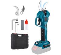 HIUYRFS Sécateur professionnel sans fil - 40 mm - 800 W - Moteur sans balais - Avec compteur de coupe LED - Compatible avec batteries Makita 18 V (sans batterie)