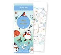 Hiver magique - Mes petites cartes à colorier 35 illustrations à personnaliser - Collectif - Mila Boutan Eds - broché - Livre-jeu
