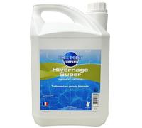Hivernage Super Piscine, Traitement Anti Algues Vertes │Produit d’Hivernage Non Moussant pour Piscines, Efficace contre Dépôts Calcaires 5L│Empêche le Développement des Algues et les Taches de Rouille