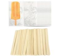 HiyyFloy 1 Ensemble De Bâtonnets De Glace avec À Glace, À Glace Jetable en Plastique, À Glace Transparent