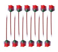 HiyyFloy Ensemble De Stylos À Bille Rose 12 Pièces Stylo D'écriture Nouveauté Stylos À Fleurs Rose Stylos À Bille D'écriture Stylo De Papeterie pour Étudiants Bureau