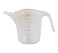 HiyyFloy Pichet À Entonnoir en Plastique avec Bec Long, Tasse À Mesurer, Entonnoir Verseur pour Fabrication De Savon, Fabrication De Bougies, Grande Pâte À Crêpes 1 L