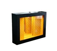 Hjatirace Cadre Décoratif de Bureau | Décoration Murale Miroir Abysse 3D Lumineux | Art de Cadre pour Table | pour Hommes propriétaires locataires Maison Appartement Salon Chambre Chevet