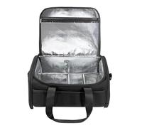 Hjatirace Sac à Peinture,Porte-Sac Oxford avec Sangle - Organisateur Oxford Grande Capacité de Peinture avec Compartiments à Outils,pour 60 Flacons Pinceaux Artistes