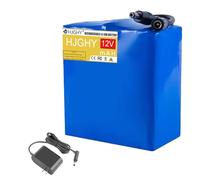 HJGHY ,12v,30000mAh, Pack de Batteries Lithium-polymère Rechargeables CC 12 V, 3 000 mAh, 5 000 mAh, 12 000 mAh et 30 000 mAh, adaptées aux alimentations 12 V.