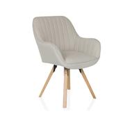 SCANDI SOFT - Chaise rembourrée Crème