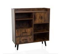 MYRDAL - Commode Marron/Noir