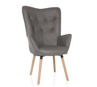 HAVENIO I - Fauteuil rembourré Gris