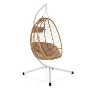 COCOVA - Fauteuil suspendu Blanc/Beige