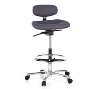 WORK MF - Chaise de comptoir Anthracite