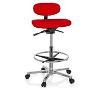 WORK MF - Chaise de comptoir rouge