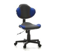 hjh OFFICE 633000 Chaise de Bureau Enfant KIDDY GTI-2 Gris/Bleu Chaise de Bureau Enfant pour écoliers Ergonomique, réglable en Hauteur, Chaise pour Adolescents