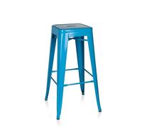 VANTAGGIO HIGH - Tabouret de bar bleu clair