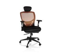 VENUS BASE - Siège de bureau haut de gamme Orange / Noir
