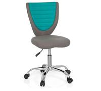 KIDDY COMFORT - Chaise pivotante pour des enfants gris / turquoise