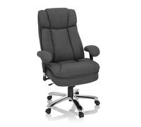 BUILDER XXL I | Tissu - Siège pivotant XXL Gris foncé