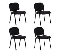 XT 600 lot de 4 - Chaise à quatre pieds noir